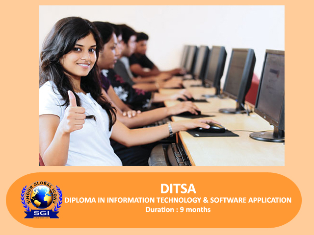 DIPLOMA IN INFORMATION TECHNOLOGY & SOFTWARE APPLICATION (DITSA)